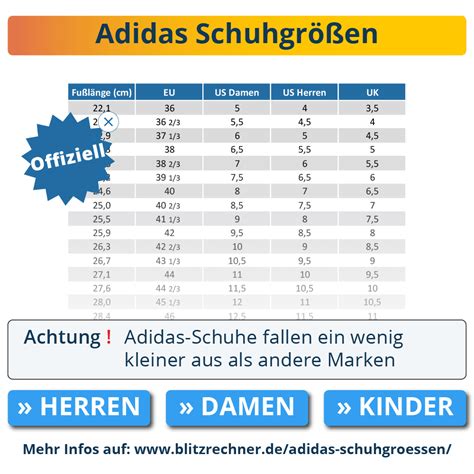 adidas sportschuhe herren größentabelle|adidas umrechner größen.